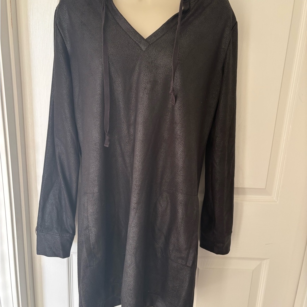 New York & Company Black Soho Street Top